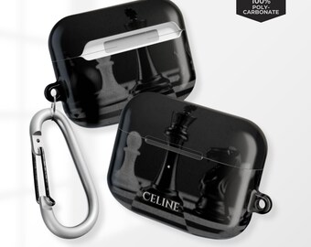Personalized Chess AirPod Case, Monogrammed Polycarbonate Cover - Etsy