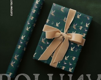 Mallard Duck Wrapping Paper – Hunter Christmas Gift Wrap