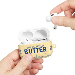 Salted Butter AirPod Case - Personalized Butter Stick AirPods Pro Case - Funny Butter Trend Practical Gifts image 5