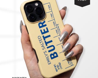 Personalized Salted Butter iPhone Case - Tough Magnetic MagSafe Cover