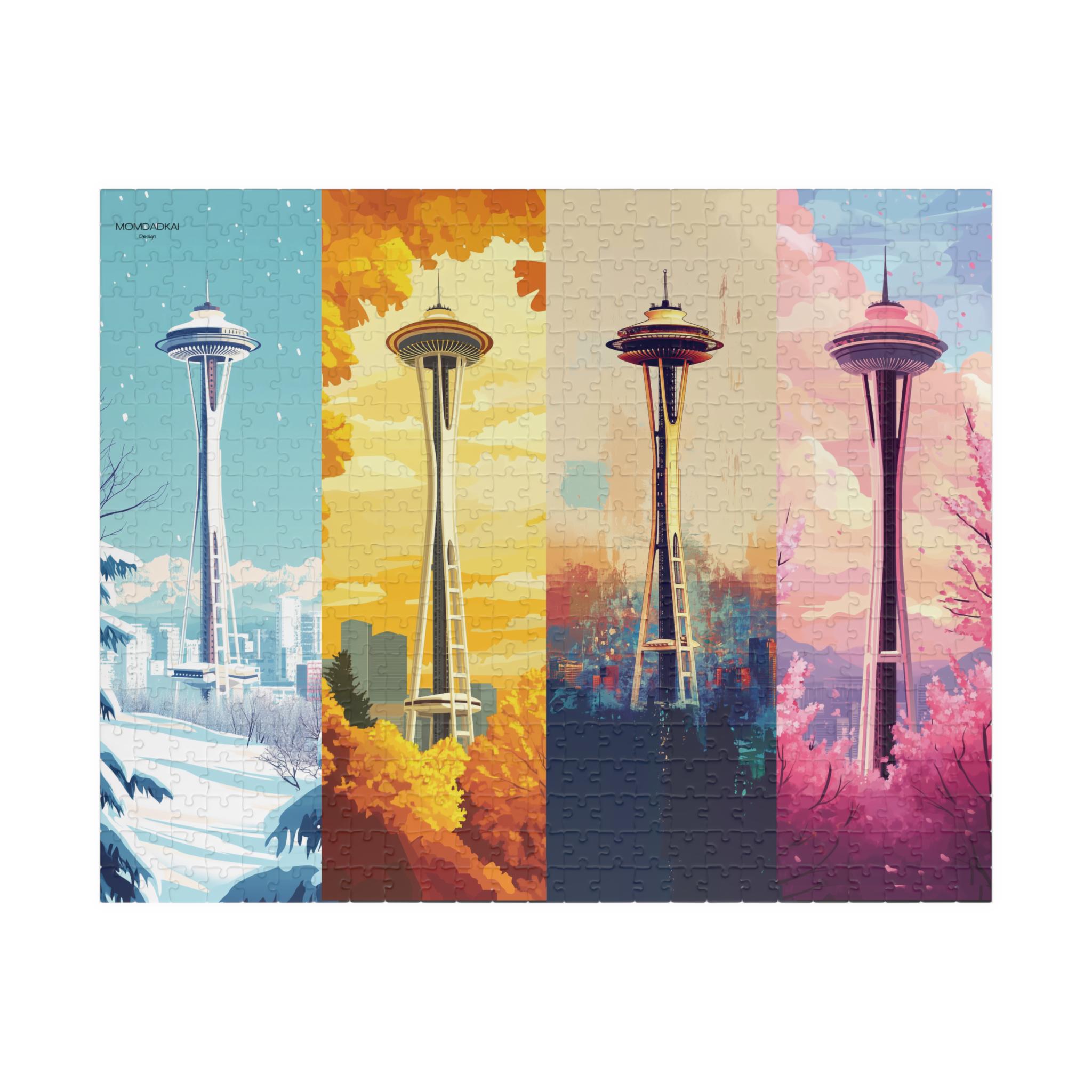 520-Piece Seattle Space Needle Puzzle