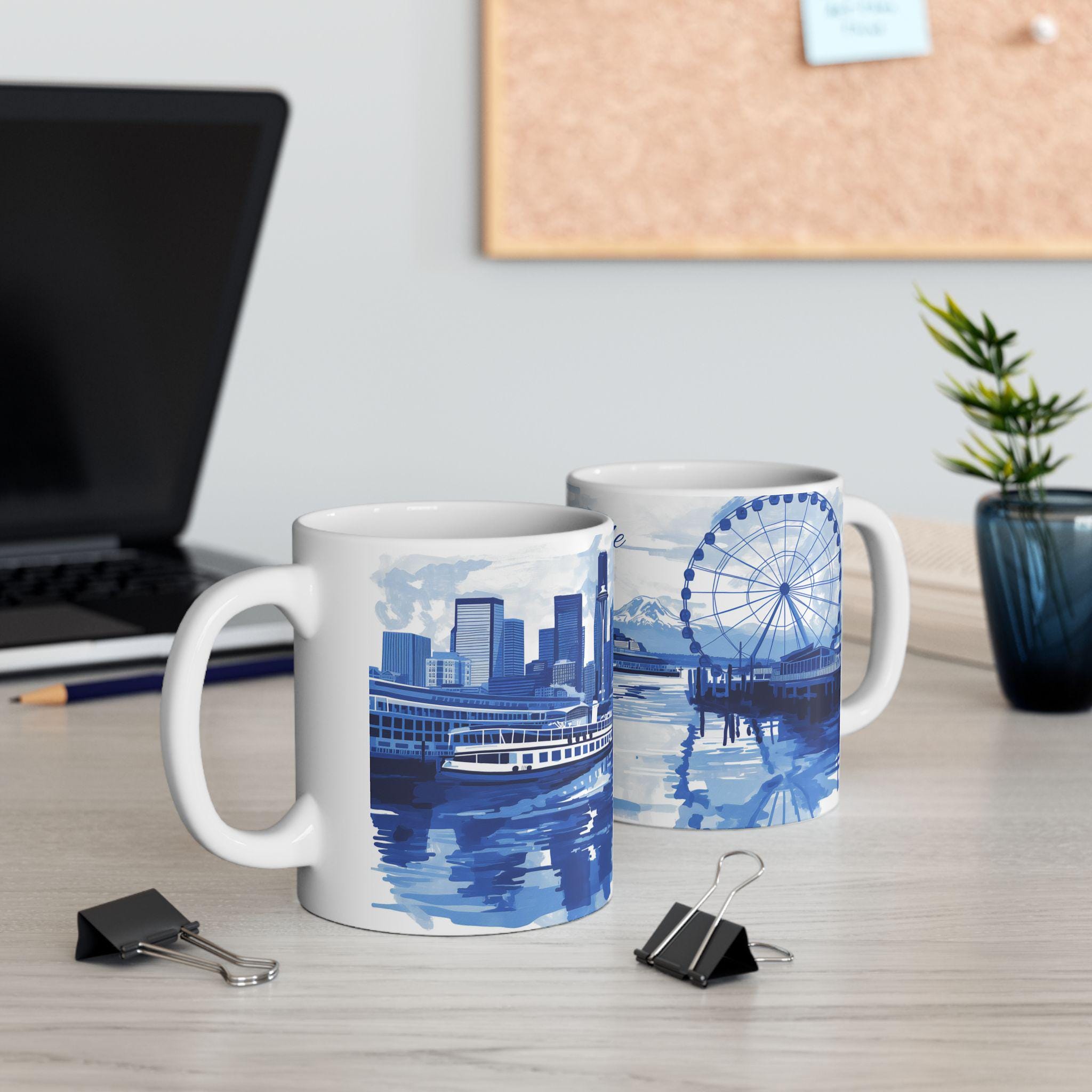 Seattle Skyline Ceramic Mug