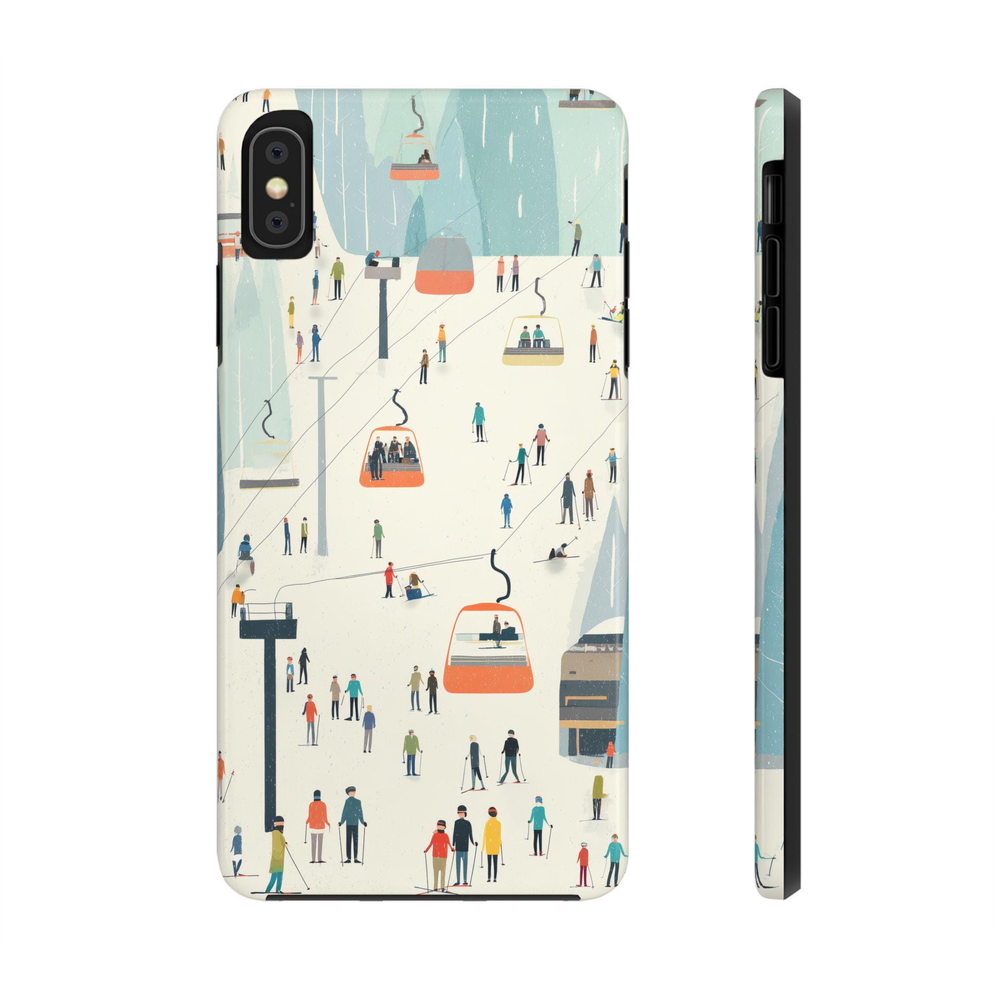 Minimalist Ski Lift Phone Case