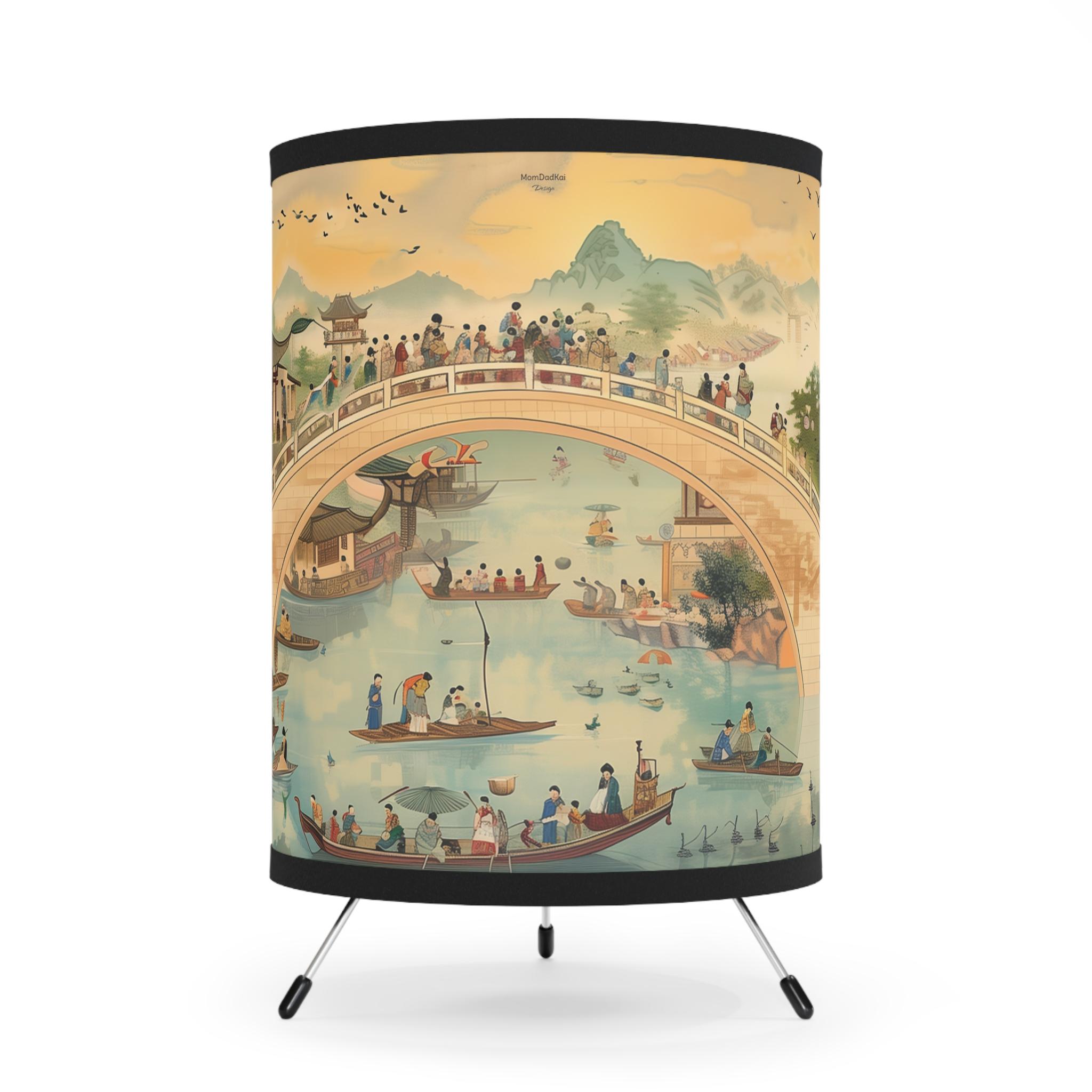 Qingming Festival Art Table Lamp