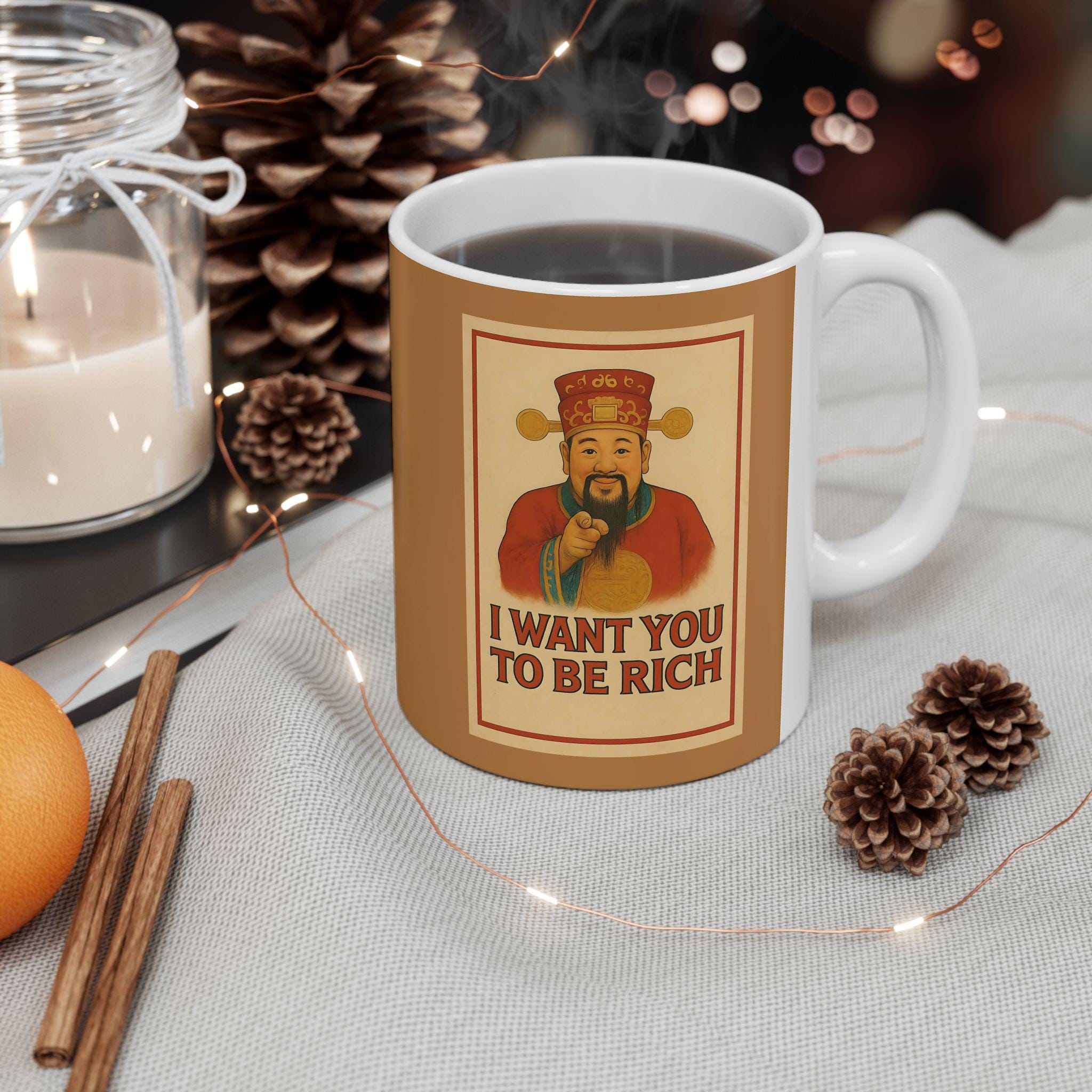 Personalized God of Wealth Mug