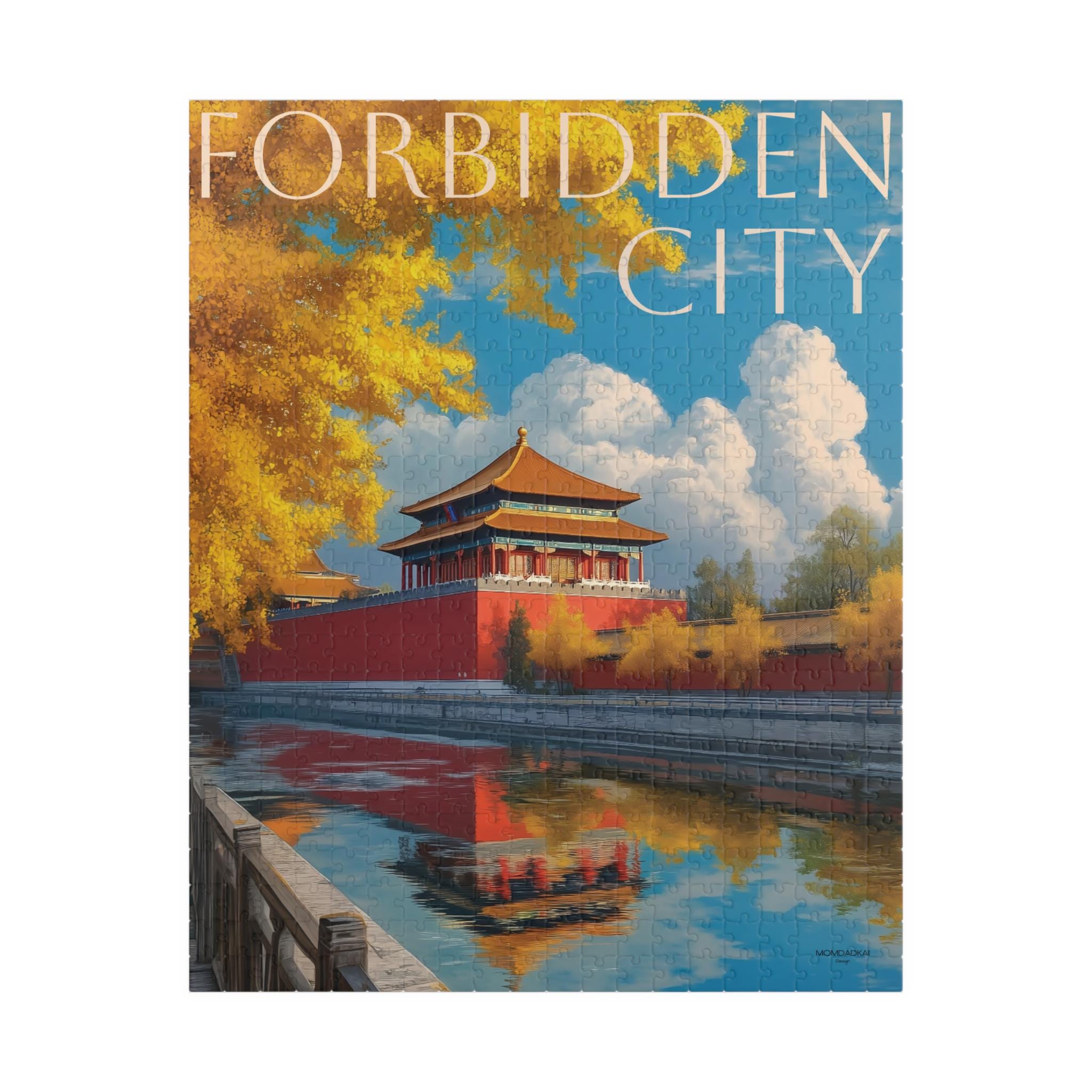 Beijing Forbidden City in Autumn Puzzle
