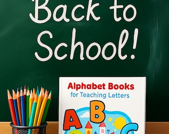 ABC Coloring Book for Kids Printable Alphabet Learning Pages Digital Download Educational Activity Pack