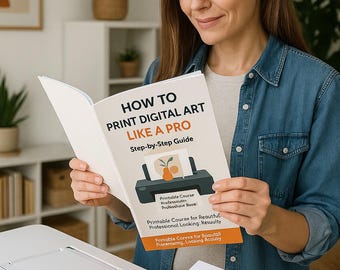 Guía práctica de arte imprimible: Impresión casera paso a paso (Descarga PDF)