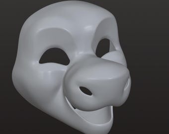 Manokit STL fursuit headbase