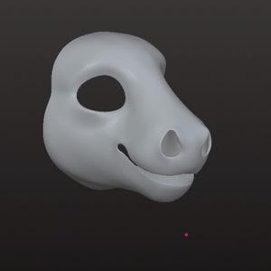 Pferd 3D-Modell Basisrohling