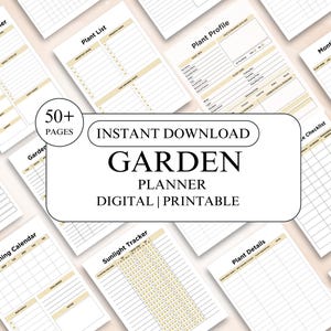 Garden Planner Printable Garden Planner Plant Planner Garden Journal Garden Organizer Plant Record Garden Logbook Ultimate Gardening Planner