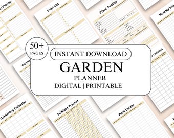 Garden Planner Printable Garden Planner Plant Planner Garden Journal Garden Organizer Plant Record Garden Logbook Ultimate Gardening Planner