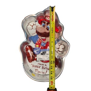 Vintage 1989 Wilton Super Mario Brothers NES Nintendo Cake Pan NEW NOS image 4