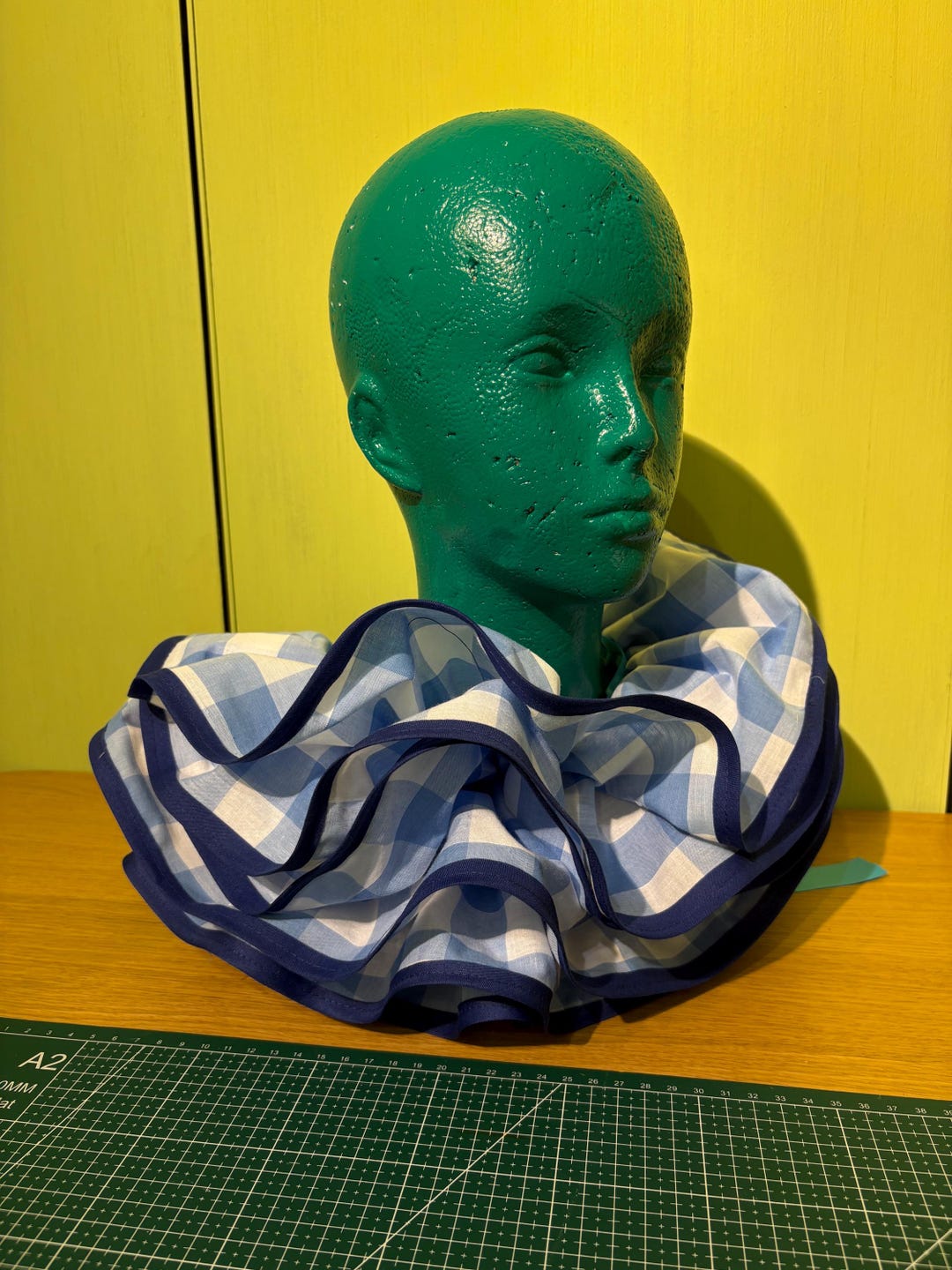 Multi Layer Clown Ruffle Collar Costume in Dark and Light Blue - Etsy