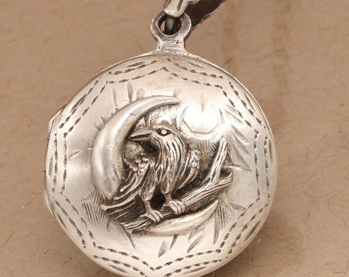 Sterling Compass Locket