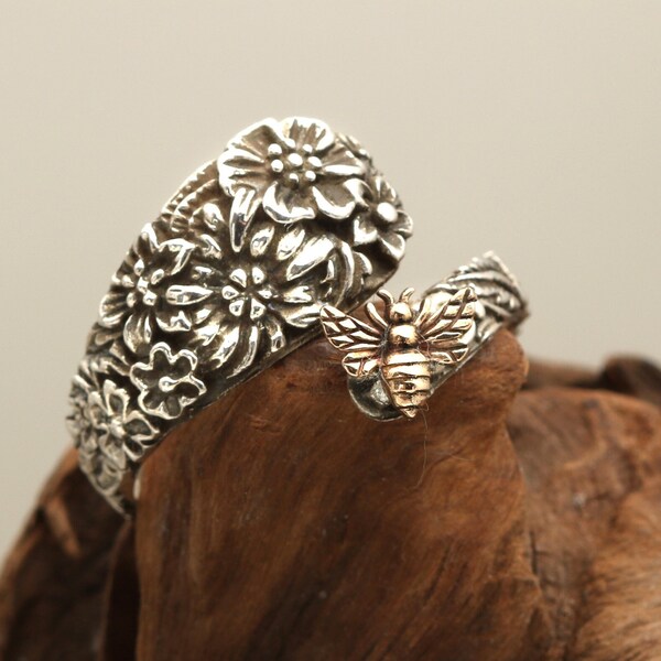 Bee Spoon Ring - Etsy