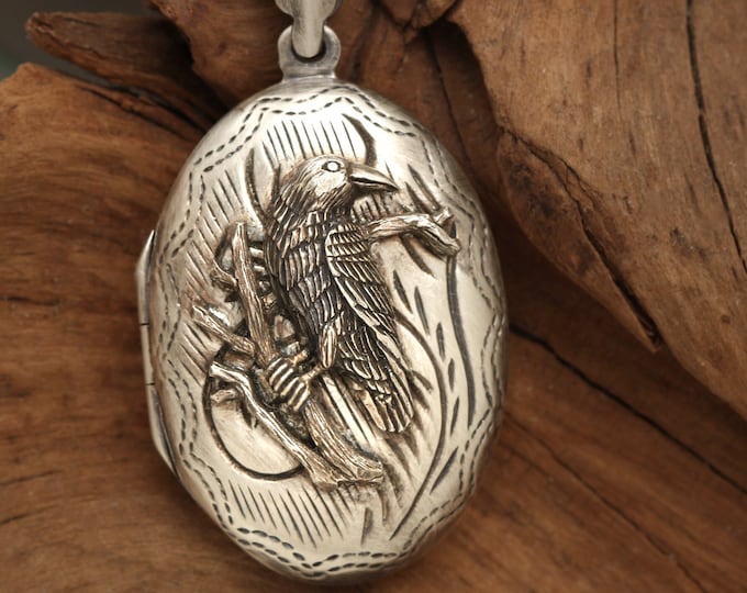 Sterling Compass Locket