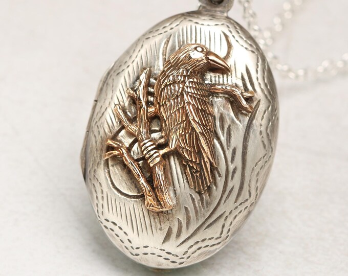 Sterling Compass Locket