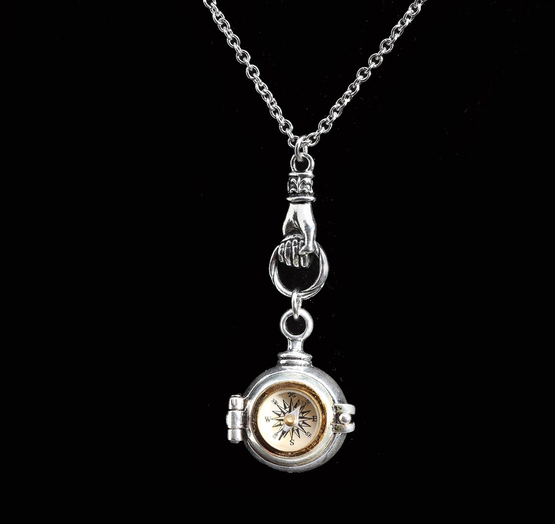 Silver Locket Necklace Mens Locket Necklace Gifts For Men Etsy