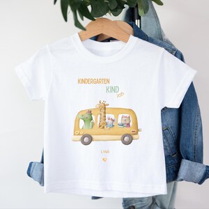 Kindergarten child 2025 shirt personalized school enrollment daycare child T-shirt name desired text gift school start T-shirt unisex children