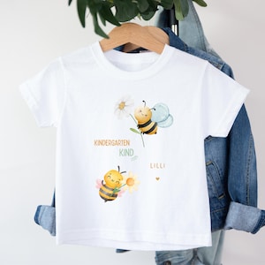 Kindergarten child 2025 shirt personalized school enrollment daycare child T-shirt name desired text gift school start T-shirt unisex children