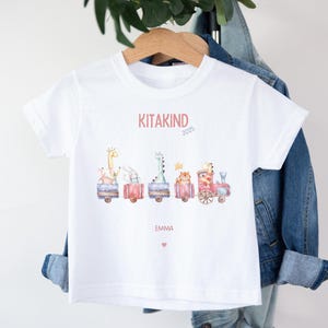 Kindergarten child 2025 shirt personalized school enrollment daycare child T-shirt name desired text gift school start T-shirt unisex children