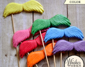 Mustache on a Stick - The Naturalist - Plastic Photo Booth or Themed Party Prop