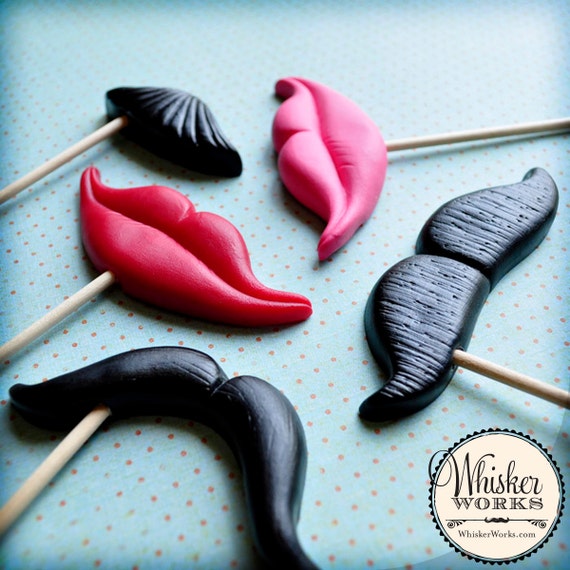 Wedding Photo Booth Props - The Bosom Buddies - Set of 5 Il_570xn