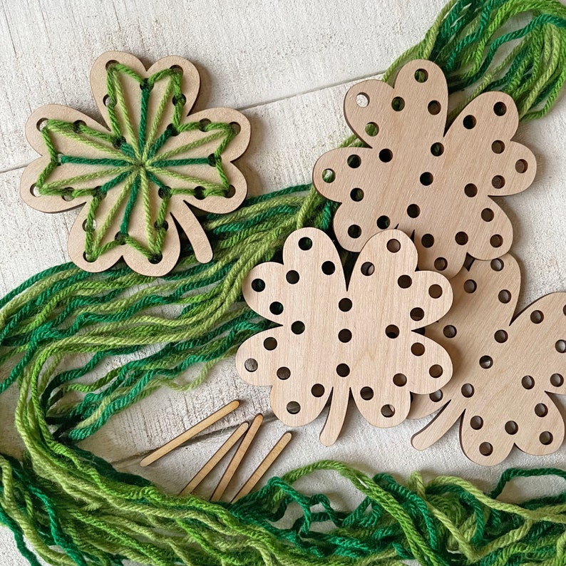 St. Patrick's Day String Craft for Kids Complete Kit.