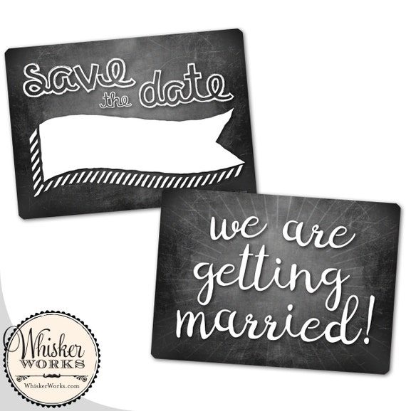 CLEARANCE - Plastic Photography Prop Sign - Save the Date / Engagement Photos Il_570xn
