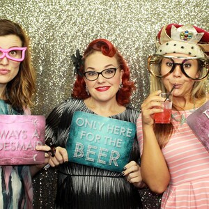 New Year's Eve Party Signs Plastic Photo Booth Phrases - Etsy