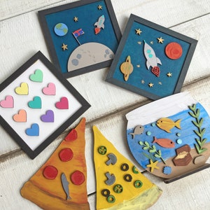 MANY DESIGNS - Wooden Painting Projects For Kids - Many fun designs!