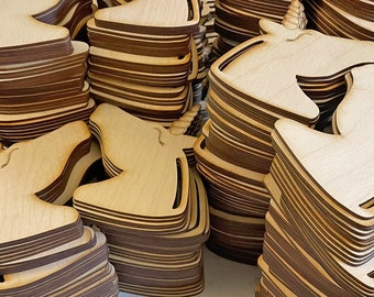 Craft Blanks - Unicorns - Wood Pieces Only - DIY Bulk Craft Supply