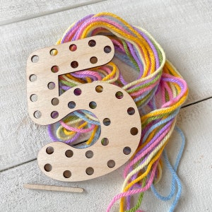 Number Craft Kit Great for Birthdays Yarn & Tools included image 6