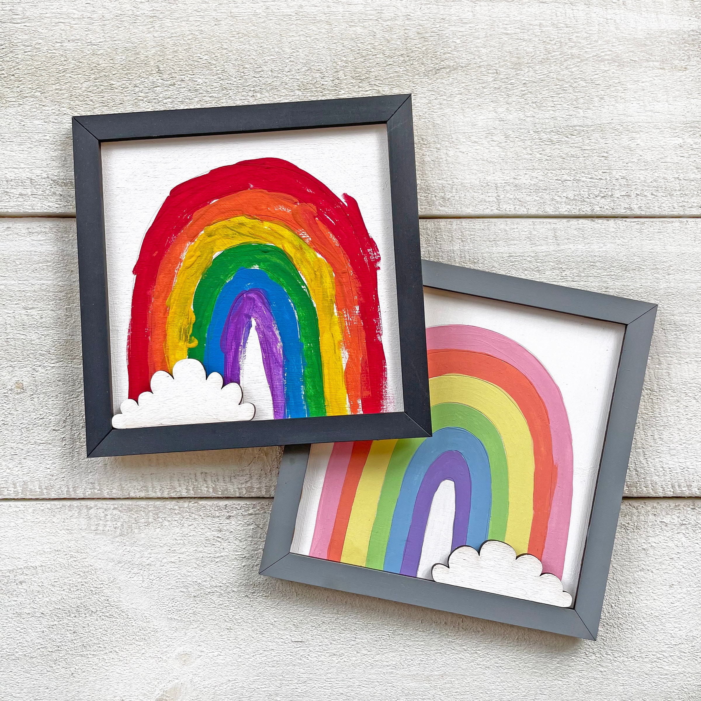 Rainbow Party Favor Paint Kit, Rainbow Goodie Bag, Personalized Kid  Birthday Favors, DIY Wood Magnet, School Giveaways, Art Party Favors 