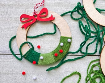 Bulk Wooden Circle Rings - Blank Wood Project for Kids & Adults - Olympics, Christmas, DIY