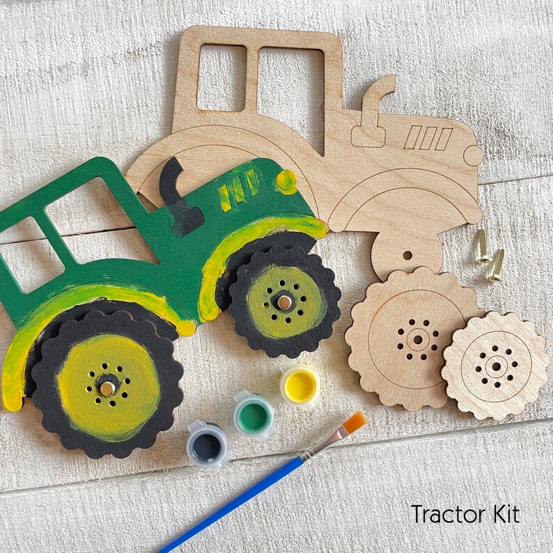 Interactive Vehicle Paint Kits Recycle Truck Fire Truck Etsy