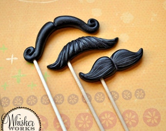 Mustache Photo Props - The Celebrity Mix - Set of 3
