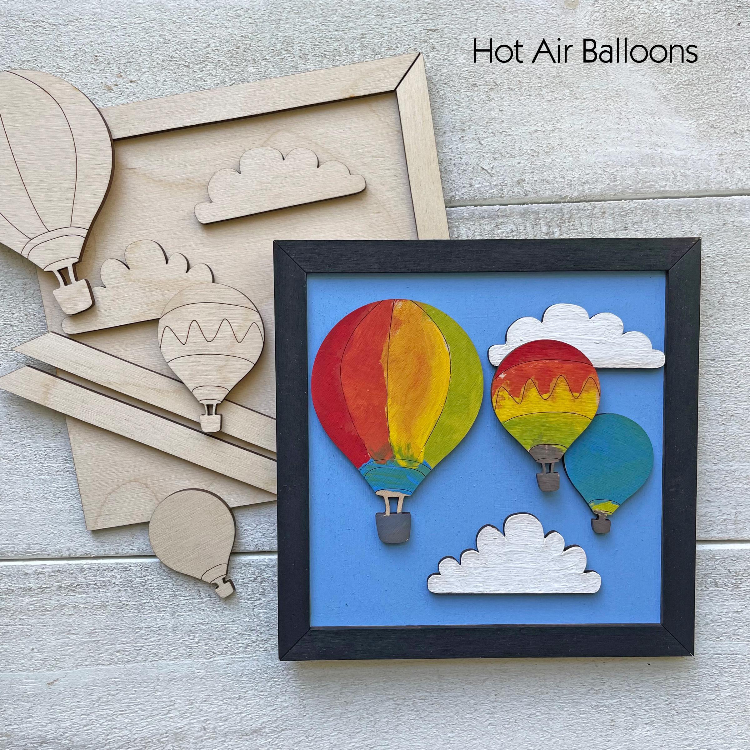 Kit Creativo In Legno 62 Pezzi Per Bambini &ndash; Pittura Con Acquerelli E Adesivi Con Pietre Preziose
