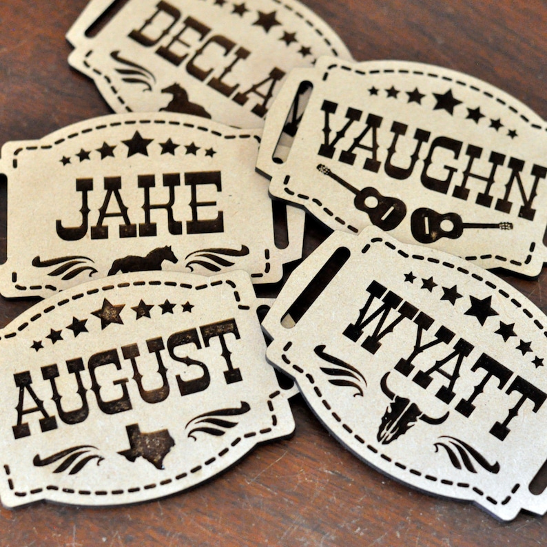 Custom personalized country western belt buckles for kids and Etsy