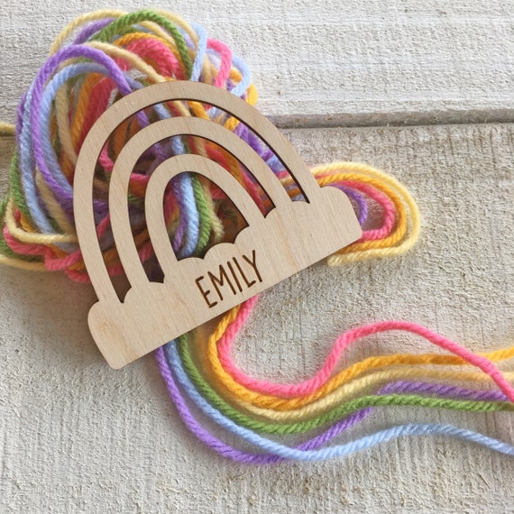 Rainbow Unicorns Kid Craft Paint and Yarn Included Pastel or