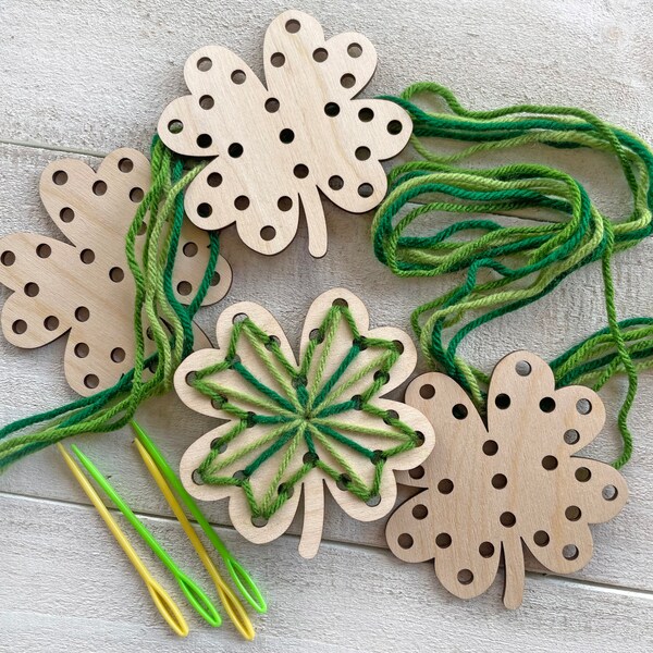 St. Patrick's Day String Craft for Kids - Complete Kit