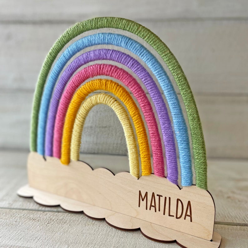 Large Personalized Rainbow Craft for Kids Complete Craft Kit Made in America image 5