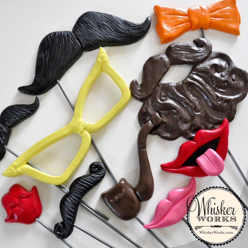 The Photo Booth Prop Masquerade Set of 10 - Etsy