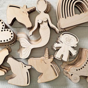 Craft Blanks - Wood Pieces Only