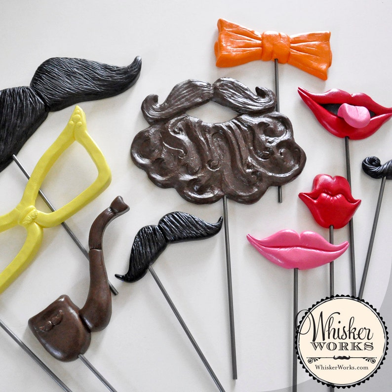 The Photo Booth Prop Masquerade Set of 10 - Etsy