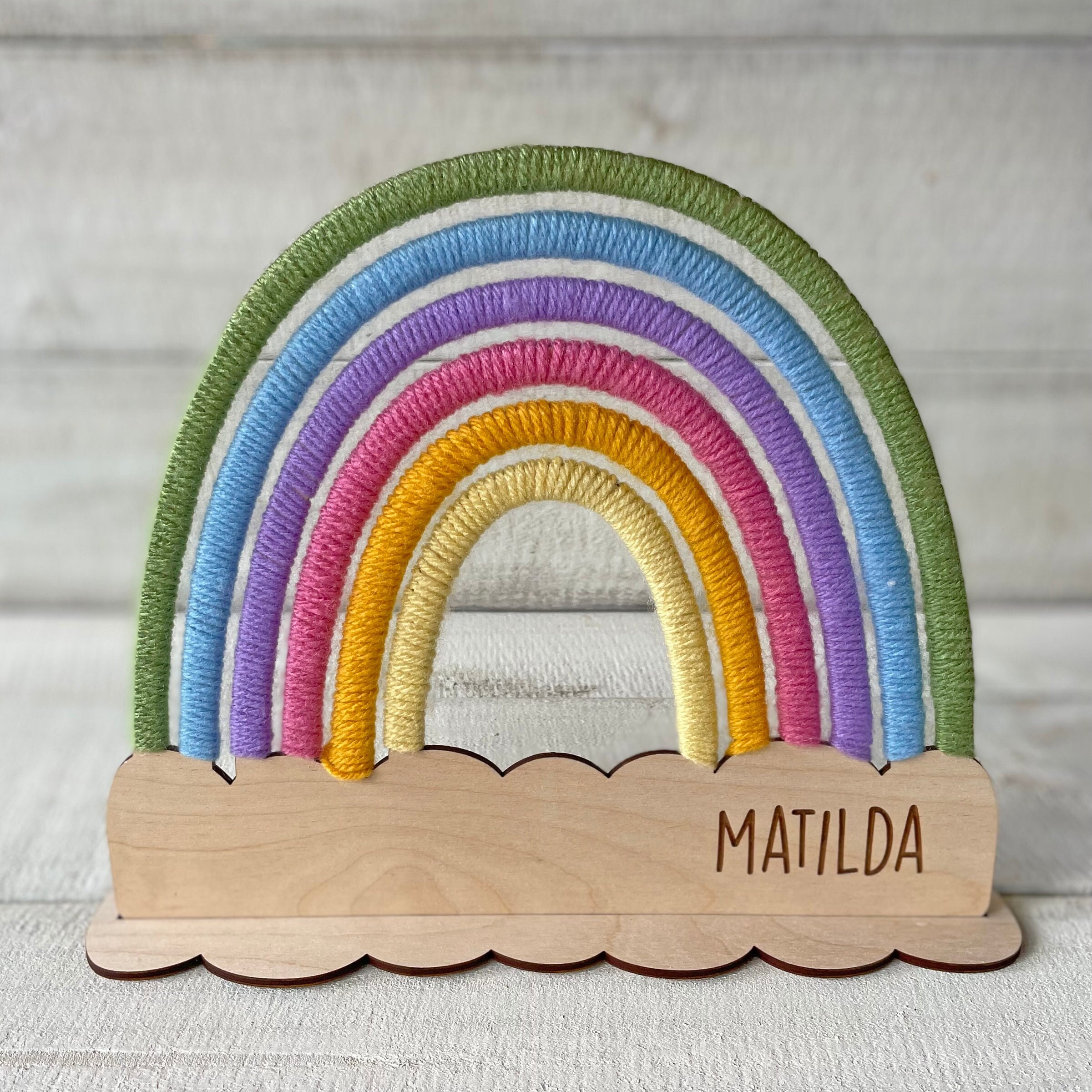 Large Personalized Rainbow Craft Kit: Kids & Adults Sewing Project - Etsy