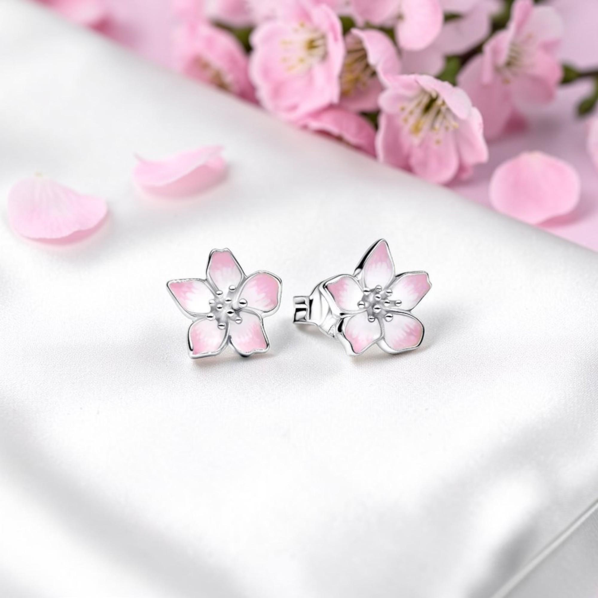 Piccoli ORECCHINI boho rosa antico - Gioielli - Orecchini - di Redbold