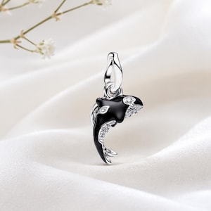 Orca Whale Charms Bead Pandora - Etsy