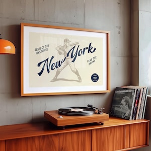 Yankees baseball vintage print set, capturing the timeless spirit of the game Digital Download Sports Wall Art Decor